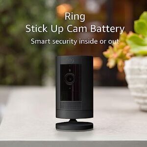 Ring Stick Up Cam Wireless Battery Operated - Black
